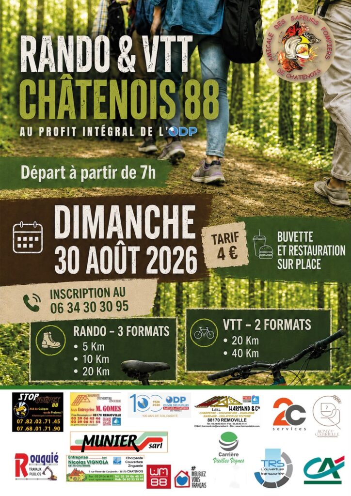 Randonnée pédestre et VTT